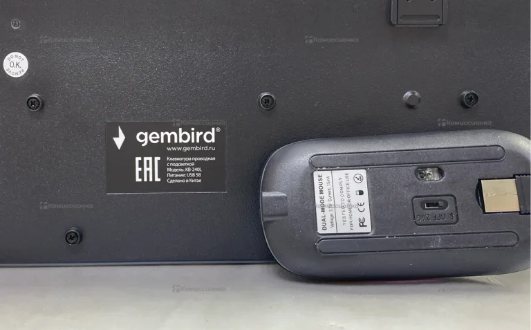 Клавиатура Gembird и мышь комплект