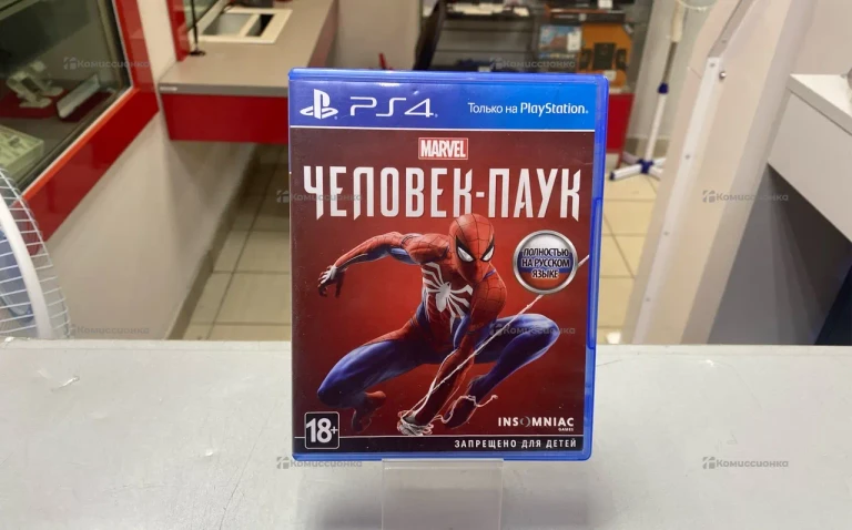 PS4. Диск Человек-Паук.