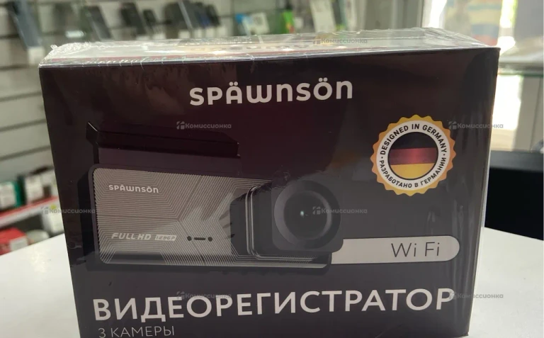 Видеорегистратор Spawnson WiFi 3 камеры
