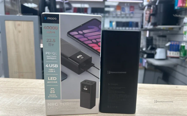 Deppa NRG turbo PowerBank 40000 mAh