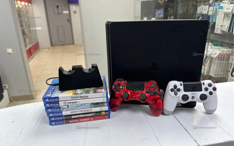Приставка PS4. PlayStation 4 slim 500gb
