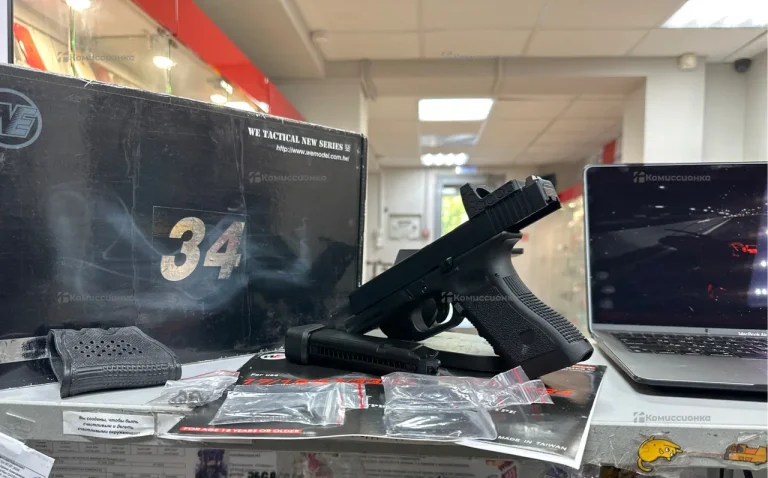 Страйкбольный пистолет WE Glock 34 Gen 3 (6 мм, G