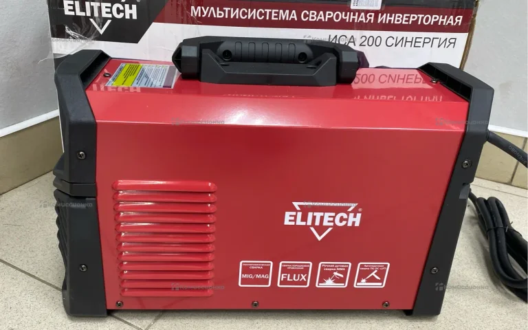 Elitech сварочный аппарат Иса 200 синергия
