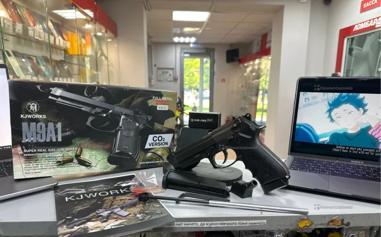 Страйкбольный пистолет KJW Beretta M9A1 CO? GBB B