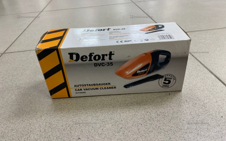 Пылесос автомобильный Defort DVC-35
