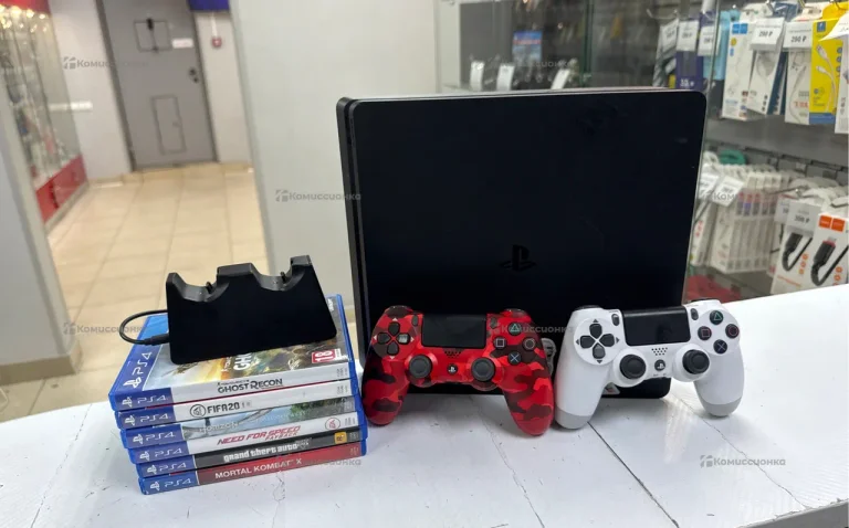 Приставка PS4. PlayStation 4 slim 500gb
