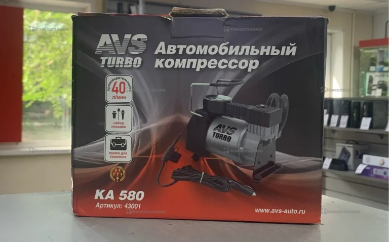 Автомобильный компрессор AVS TURBO ка580