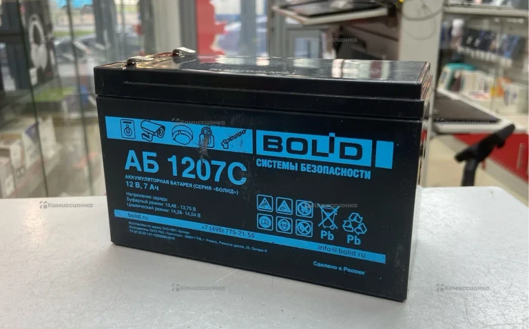 Аккумулятор Bolid 1207c