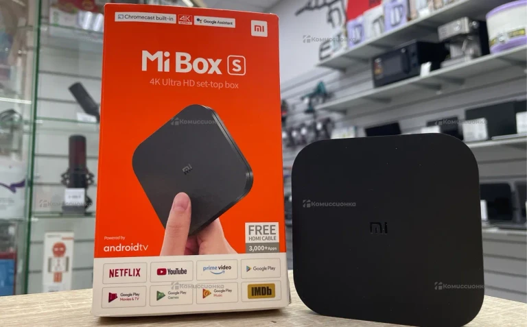 Тв приставка Mi box s