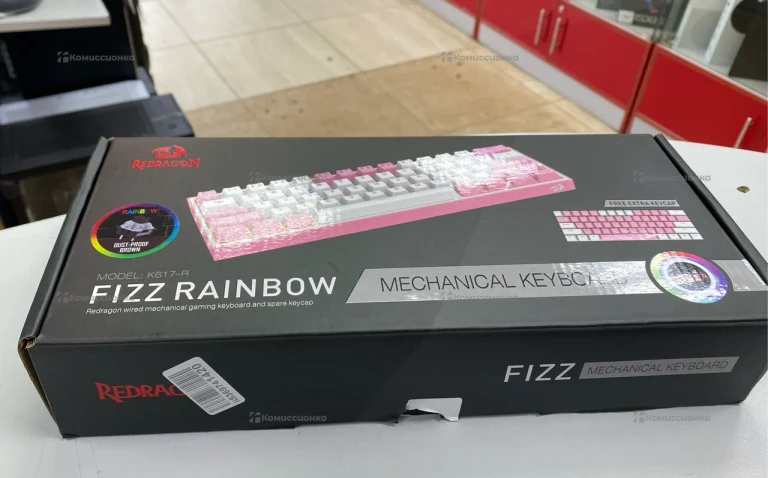 Клавиатура  RedDragon k617-r серая
