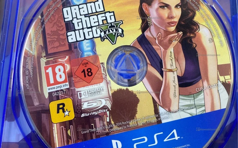 Приставка Диск для PS4 GTA5