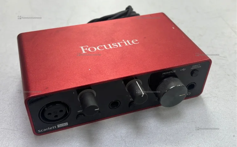 Звуковая карта Focusrite gen 3