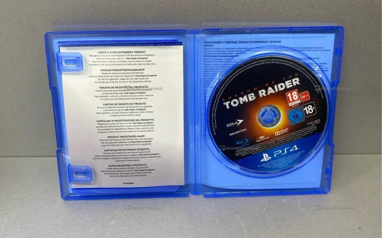 PS4. Диск Shadow of the Tomb Rider