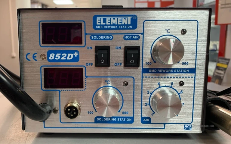 Паяльная станциия Elemebt 852D+