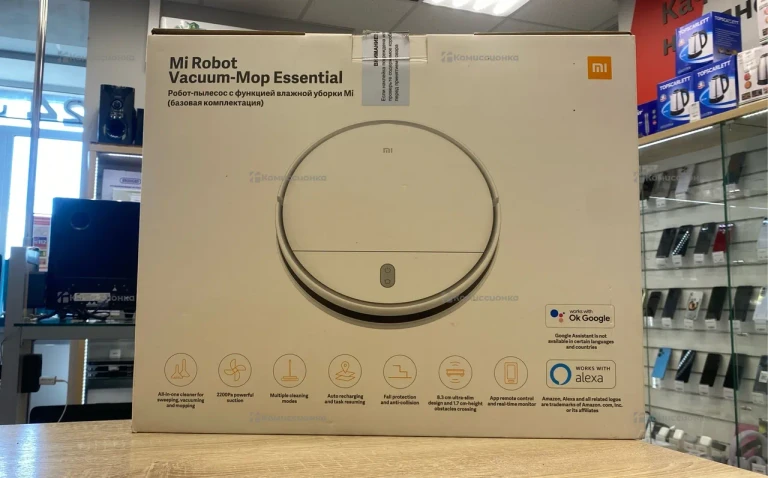 Робот пылесос mi robot vacuum-mop essential