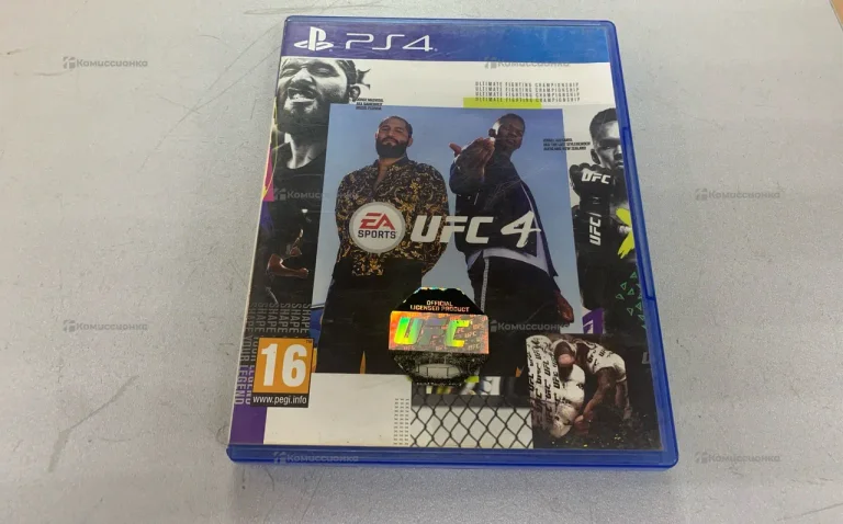 PS4. Диск PS4 UFC 4