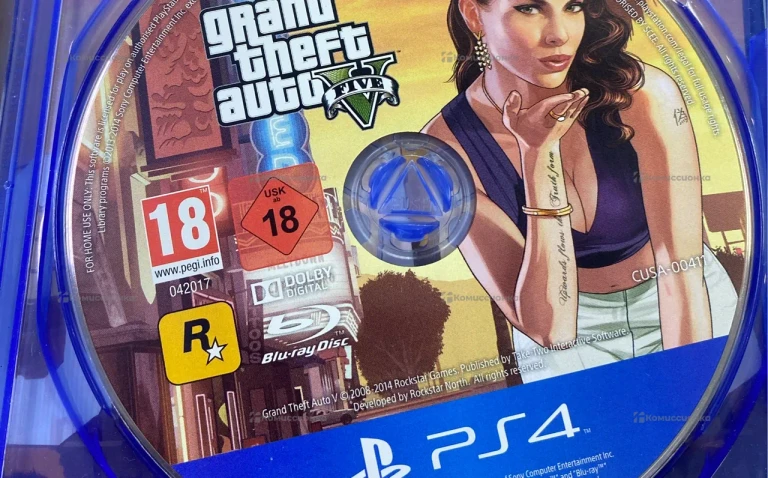 Приставка Диск для PS4 GTA5