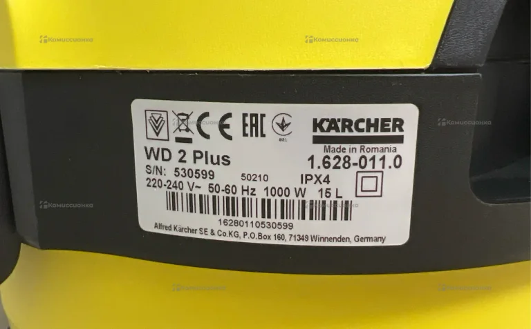 Пылесос  karcher wd 2 plus