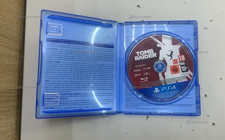 Диск ps4 Tomb Raider Definitive Edition