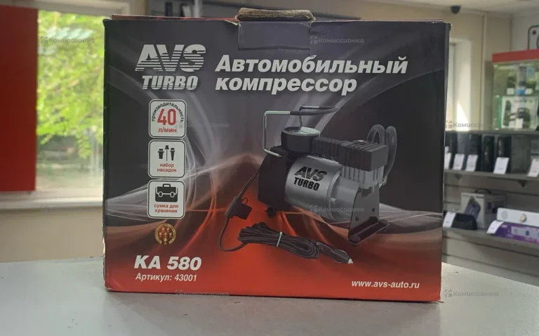 Автомобильный компрессор AVS TURBO ка580