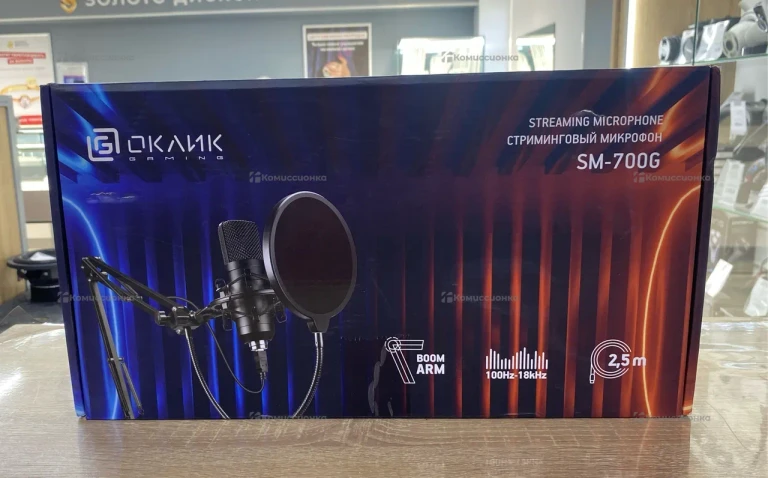 Микрофон стриминговый оклик sm-700g