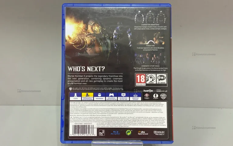 Игра для PS4 Mortal Combat X