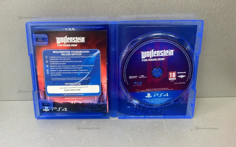 PS4. диск wolfenstein youngblood
