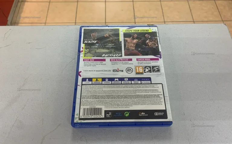 PS4. Диск PS4 UFC 4